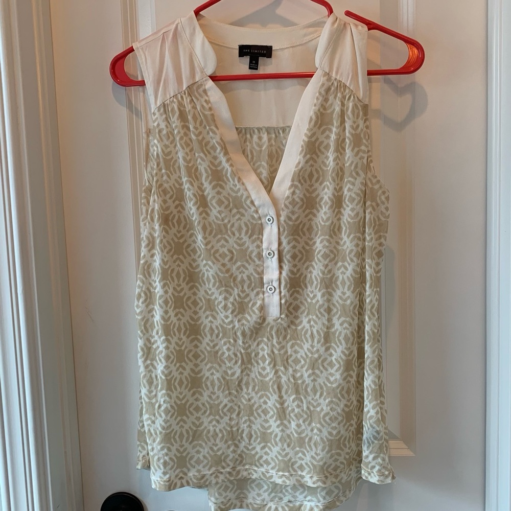 The Limited sleeveless blouse
